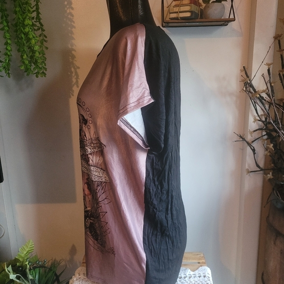 So Nice Collection Pink Short Sleeve With Black Backing XL - Picture 5 of 8